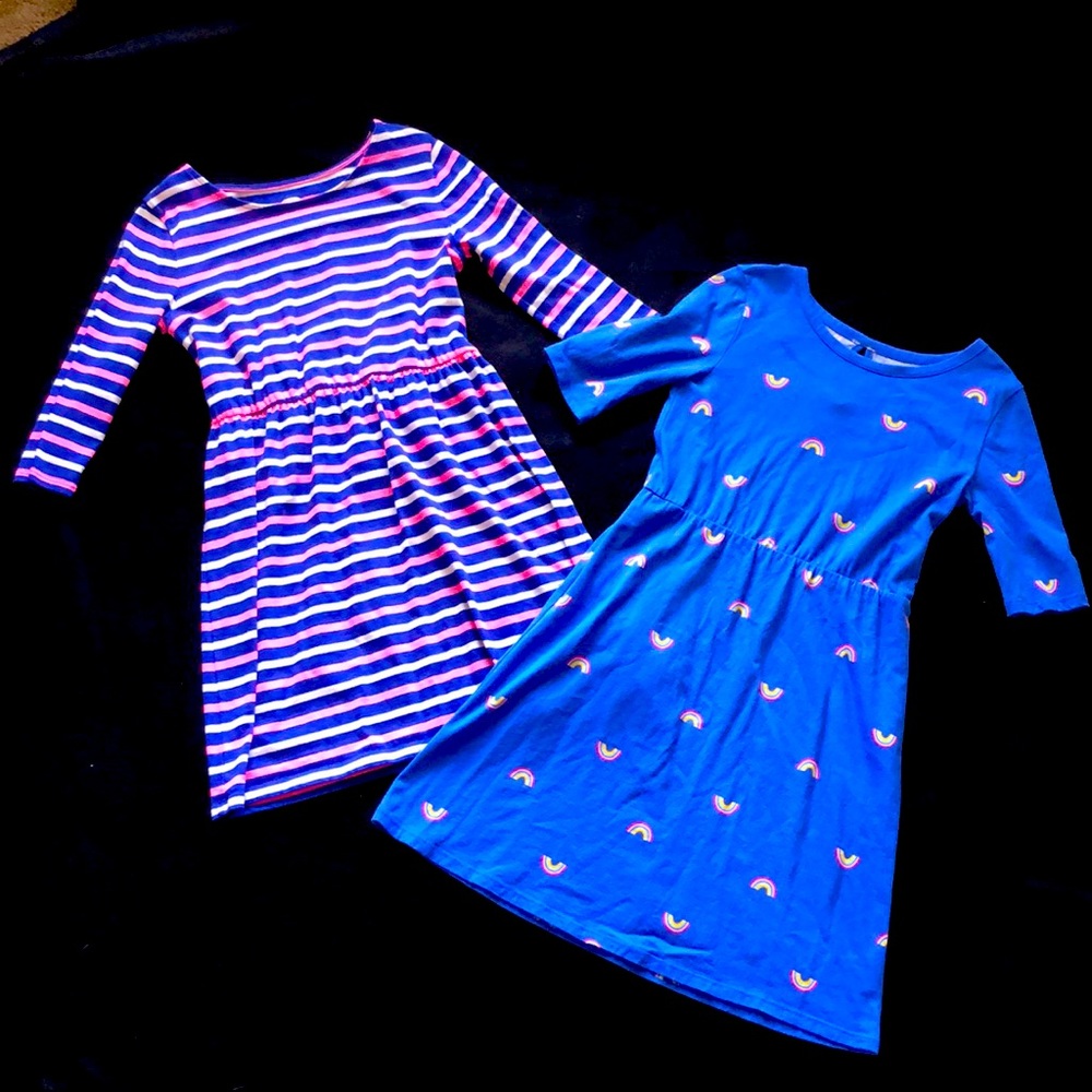 Set of two Old Navy girls casual dresses size M(8).